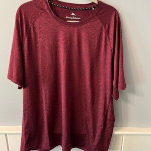 Tommy Bahama Island Zone Crew Neck Short Sleeve Shirt EUC XL